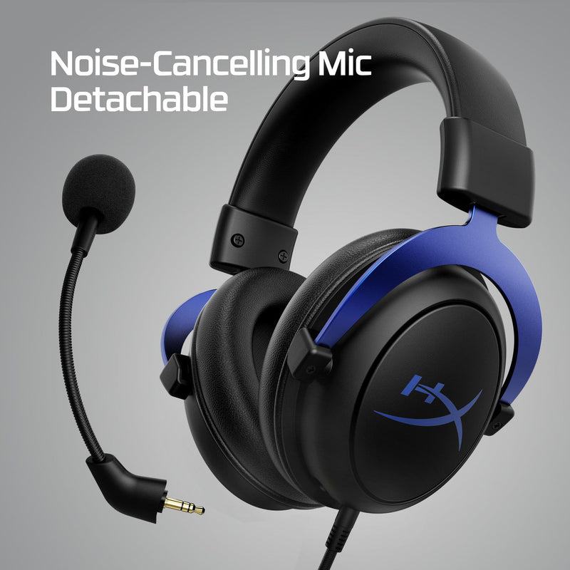 HyperX Cloud - Gaming Headset, Memory Foam Comfort, Noise-Cancelling mic, Durable Aluminum Frame. Medium (Pack of 1) New