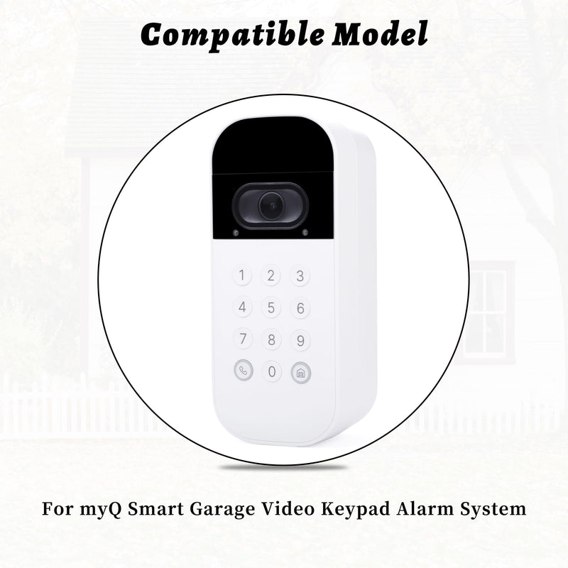 [AUSTRALIA] - 2-Pack 7000mah Battery Replacement for myQ Smart Garage Video Keypad Alarm System, Rechargeable Battery Compatible with MYQ 18650MH1-1S2P with USB-C Charging Cable, Li-ion 3.7V 25.9Wh 
