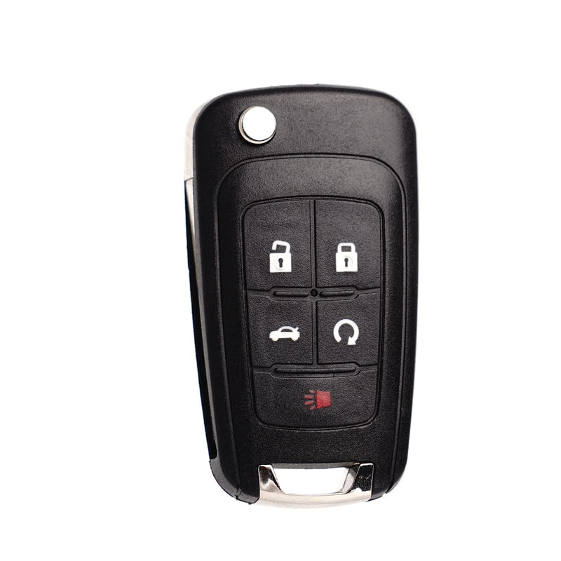 [AUSTRALIA] - Flip Key Fob Replacement Fits for Chevy Equinox Camaro 2010 2011 2012 2013 2014 2015 2016 2017 2018 2019 Cruze Malibu Impala Sonic GMC Terrain Buick Lacrosse Regal Verano Encore Keyless Entry Remote 