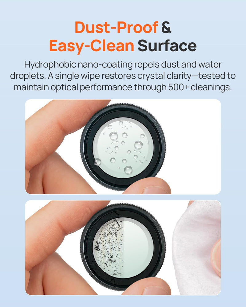 [AUSTRALIA] - 70mai Magnetic CPL Filter for 4K Omni X800 Dash Cam - Anti-Glare Polarizing Lens with Snap-On Design, Scratch-Resistant & Enhance Clarity 