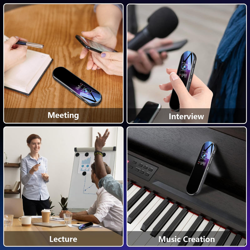 [AUSTRALIA] - 64GB Digital Voice Recorder Voice Activated Recorder for Lectures Meetings Audio Recorder Dictaphone Recording Device with Playback,MP3,PlayerVariable Speed 