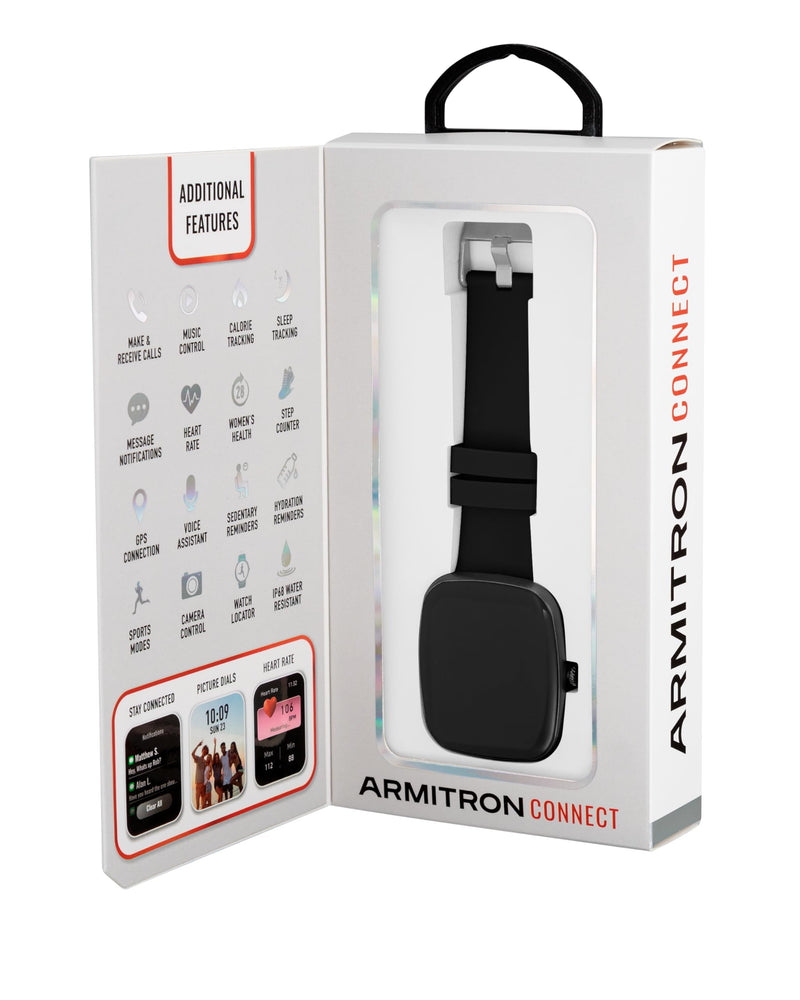 Armitron Connect Lunar Smartwatch, Health and Fitness Tracker, Sport Modes, Water Resistant and More Black