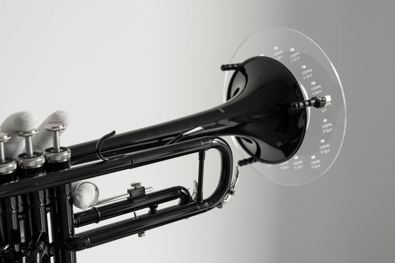 Trumpet sound reflector, deflector for trumpet, acrylic deflector