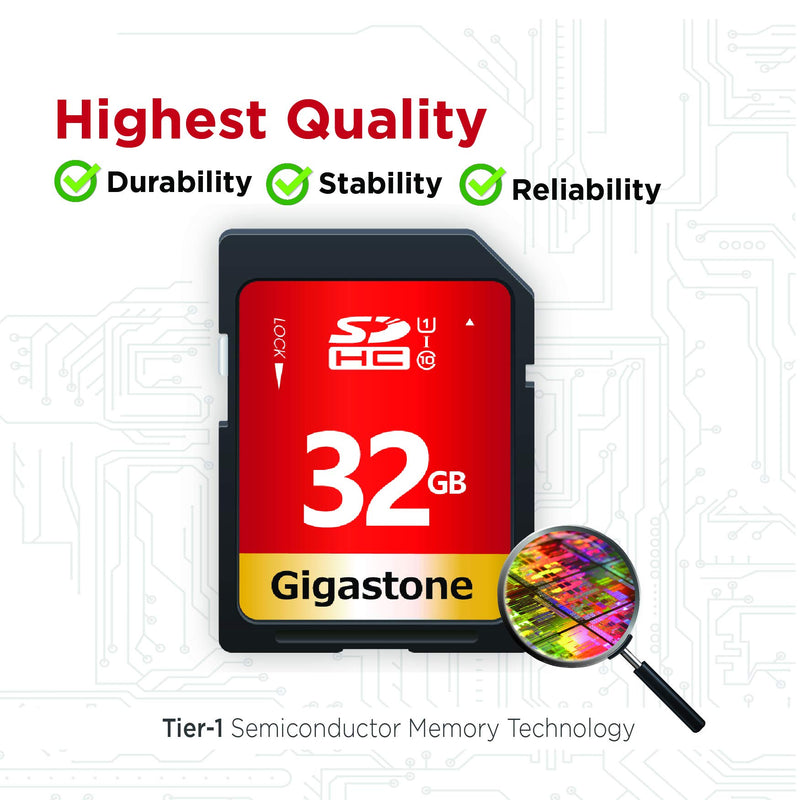 Gigastone GS-SDHC80U1-32GB-R Prime Series SDHC Card (32GB)