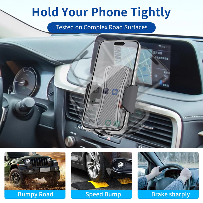 Car Phone Mount for Lexus RX 2016-2022 Phone Holder Navigation,Cellphone Mobile Cradle Auto Accessories Bracket Anti-Shake,360 Degree Rotation,Compatible for All Cell Phones for 2016-2022 RX350/RX350L/RX450h/RX450hL