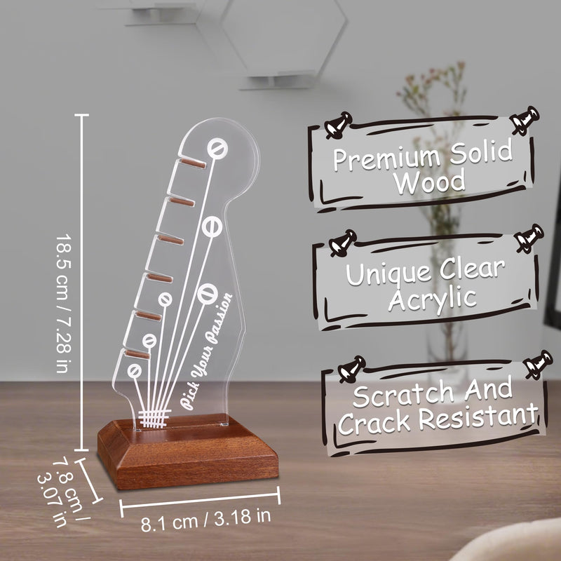 YuanDian Light up Guitar Pick Holder Style Guitar