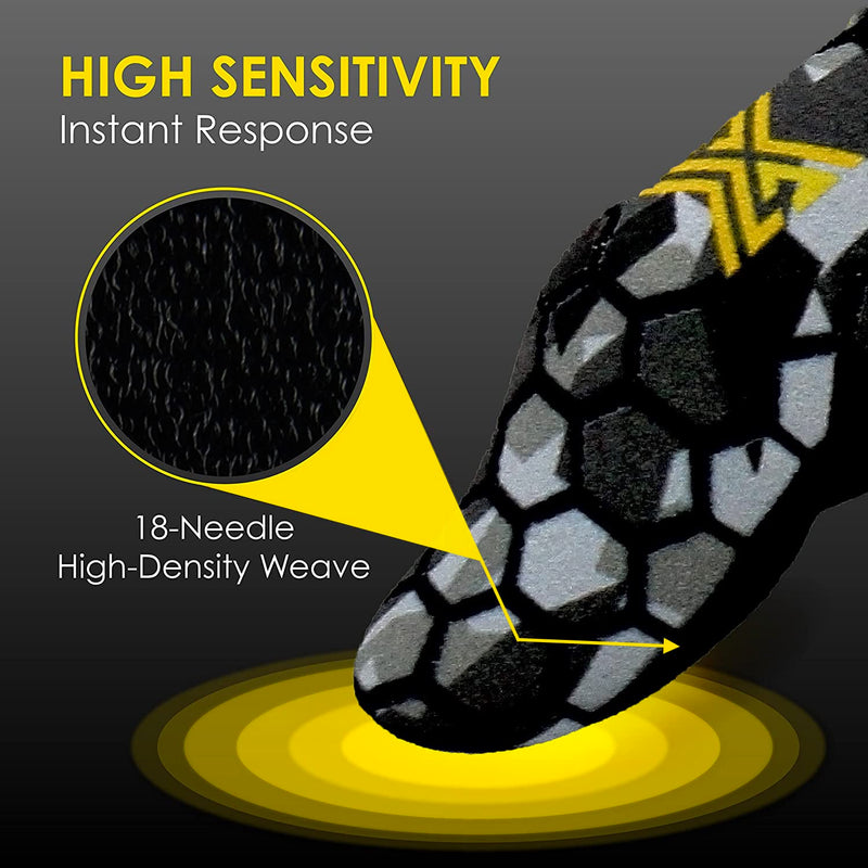 MGC ClawSocks Geo Camo, Mobile Phone Gaming Sleeves, finger cots, finger protectors, gaming finger sleeve, PUBG mobile Games, finger sleeves for gaming, Durable Fiber/Breathable/Sweatproof, 6 Pac