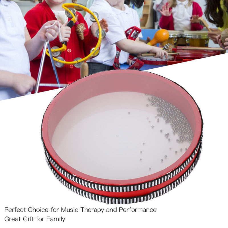 [AUSTRALIA] - Drum, Iron Sand Soft Waves Drum, Percussion Sea Drum with Fillable Sealing Port and Hardwood Shell Light Rhythm Sea Drum 