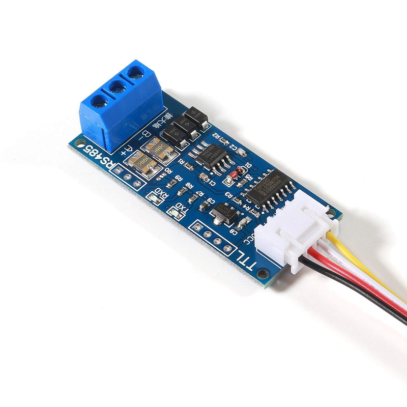 ALMOCN 5 Pack TTL to RS485 Adapter Module 3.3V 5V 485 to TTL Signal Single Chip Serial Port Level Converter Borad with RXD, TXD Indicator 5PCS