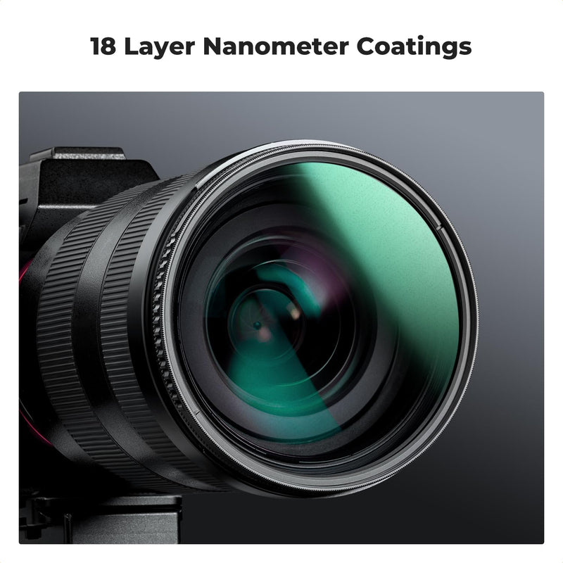 [AUSTRALIA] - K&F CONCEPT 49mm Black Diffusion 1/4 Filter + Lens Cap, Mist Cinematic Effect Filter with 18 Multi-Layer Coatings Compatible with Fujifilm Fuji X100VI Adapter Ring(K-Series) 