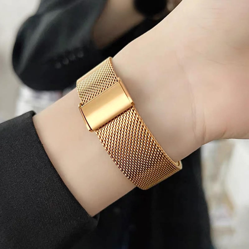 Smart Watch for Women, 1.2" Display 100+ Sports, IP68 Waterproof | Fitness Tracker with Heart Rate, Sleep & Female Cycle, Adjustable Fit, iOS & Android Compatible, W02-Rose Gold