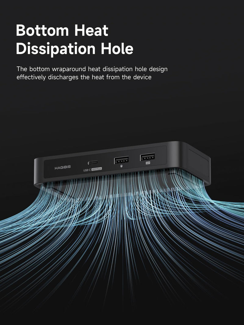 [AUSTRALIA] - Hagibis KVM Switch 1 Monitor 2 Computers with 100W PD, 4K@120Hz HDMI, USB-C KVM Switcher Hub Sharing Monitor Keyboard Mouse Printer Scanner for Switch2 macOS Windows Linux 