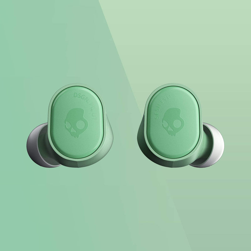 Skullcandy Sesh Evo in-Ear Wireless Earbuds - Mint Pure Mint