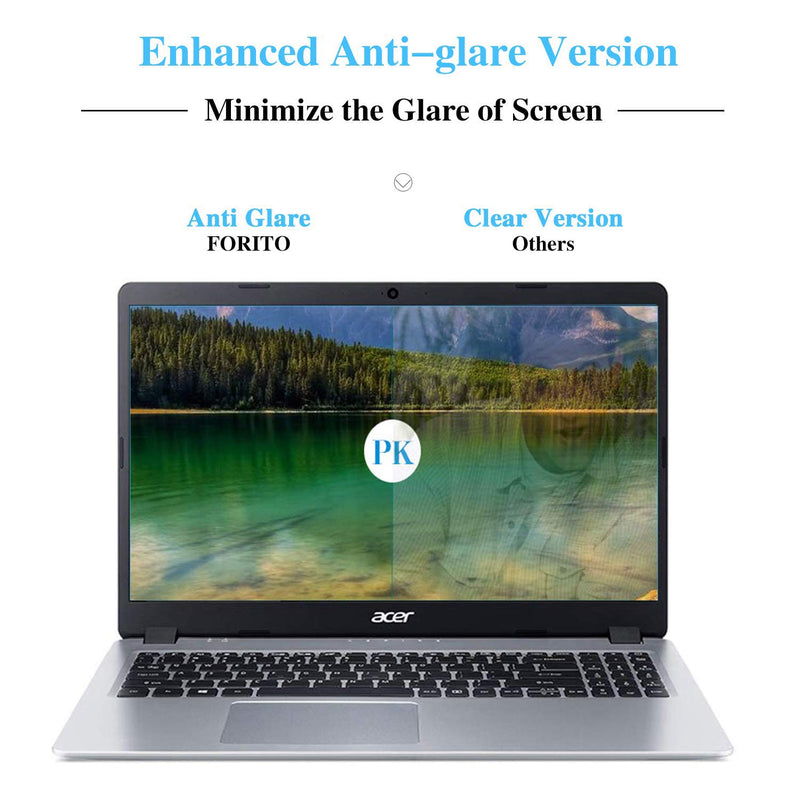 2-Pack F FORITO 15.6 Inch Laptop Anti Glare(Matte) Screen Protector Cover for All 15.6 inch 16:9 Aspect Ratio Screen Laptop, Scratch Proof, Dust-Proof and Fingerprint Resistant