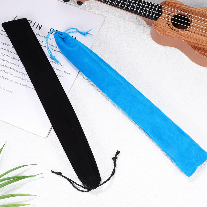 [AUSTRALIA] - Vertical Flute Bag 10pcs Flute Storage Bag Piccolo Carry Bag Music Instrument Drawstring Pouch Portable Recorder Flute Case Bag for Vertical Flutes Recorders Recorder Bag 