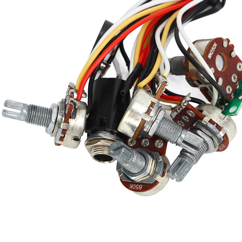 Bass Preamp Circuit, Amplified Pre Wired 3 Band Improve Sound Quality Preamp Circuit for Musical Instruments