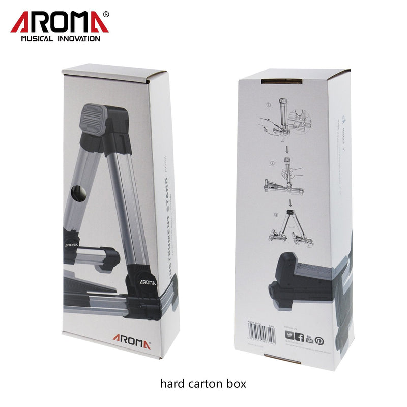 [AUSTRALIA] - Guitar Stand - Foldable Aluminum Floor Stand Adjustable for All Types of Guitars, Basses, Ukuleles and Violins, Banjo Easy to Carry Steady Stand Safe Protection (Blue) 