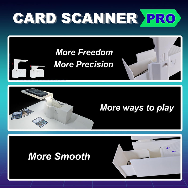 Scanstand for Standard Size Trading Cards - Effortlessly Scan MTG Cards with ManaBox and Magic TCG Trading Card Scanner, Quick Price Checks, Exclusively for ManaBox Users - White