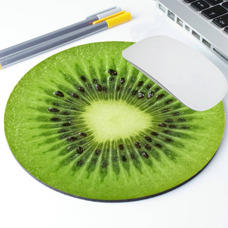 Kiwi Slice Mousepad, Tropical Kiwi Fruit Mouse Pad, Fruit Mousepad, Vegan Mouse Pad, Vegan Gift, Food Mousepad, Foodie PA-104
