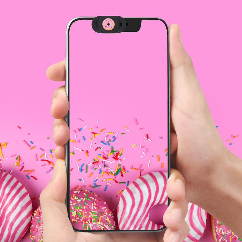 Laptop Camera Cover Slide Webcam Cover for Privacy Fits for Mini PC, PC, Surface, Tablet, Desktop Computer, Smart Phone - 6 Packs, Sweets Snack