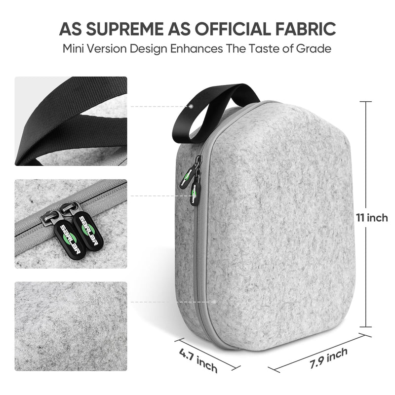 Hard Carrying Case Compatible with Meta Oculus Quest 2/Quest 3/Vision Pro Original/Elite Version VR Gaming Headset and Touch Controllers Accessories, Suitable for Travel and Home Storage Medium