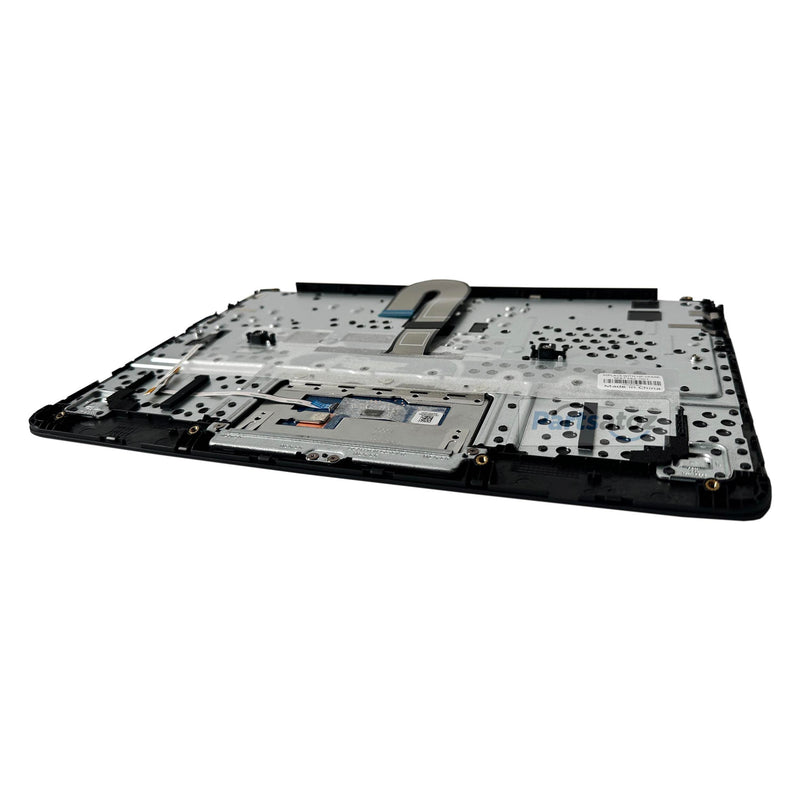 Laptop Palmrest Upper Case with US Keyboard Touchpad Assembly Replacement for HP Chromebook 11 G8 EE G8 EE Touch TPN-Q232 L90338-001 L90339-001 Top Cover Gray Upper Case Assembly L90339-001