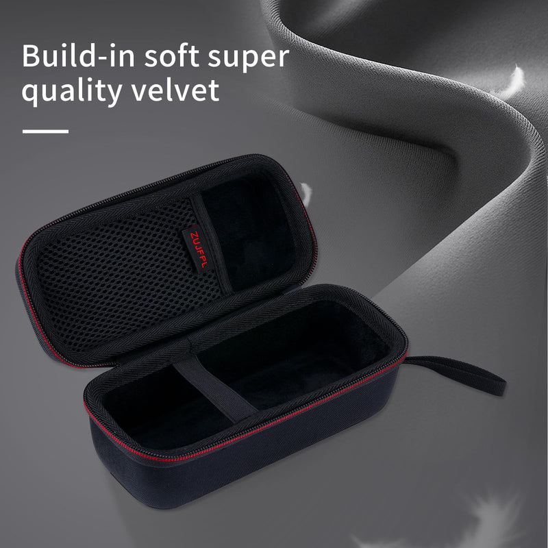 EVA Hard Case for JBL Flip 6 Flip 5 Waterproof Portable Bluetooth Speaker, Fit for JBL Flip 4 Premium Travel Protecrive Carrying Storage Bag(Black) Black