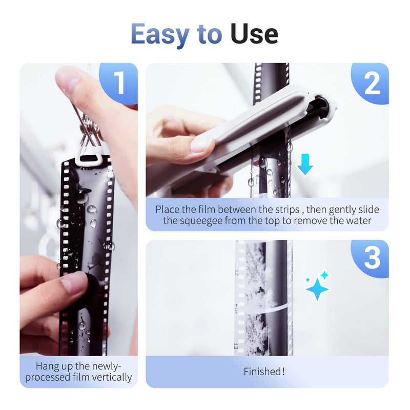 JJC Negative Film Cutter with Brightness Adjustable LED Backlight Panel, with Durable Film Squeegee for 35mm 120 Format Film