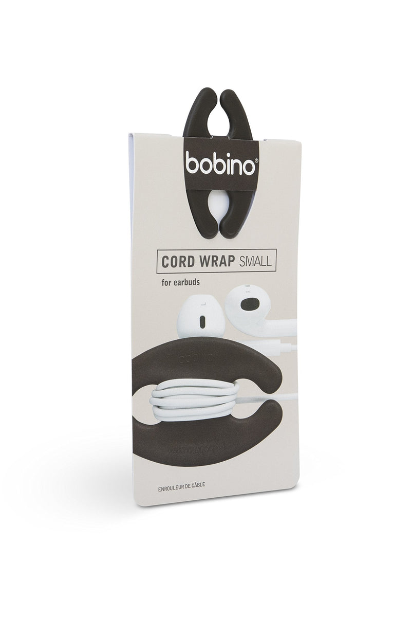 Bobino Cord Wrap - Multiple Sizes - Charcoal - Stylish Cable and Wire Management/Organizer (Small) zzzz-s