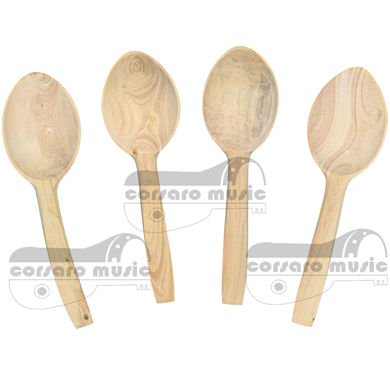 Boxwood Musical Spoons from Turkey (Set of 4)