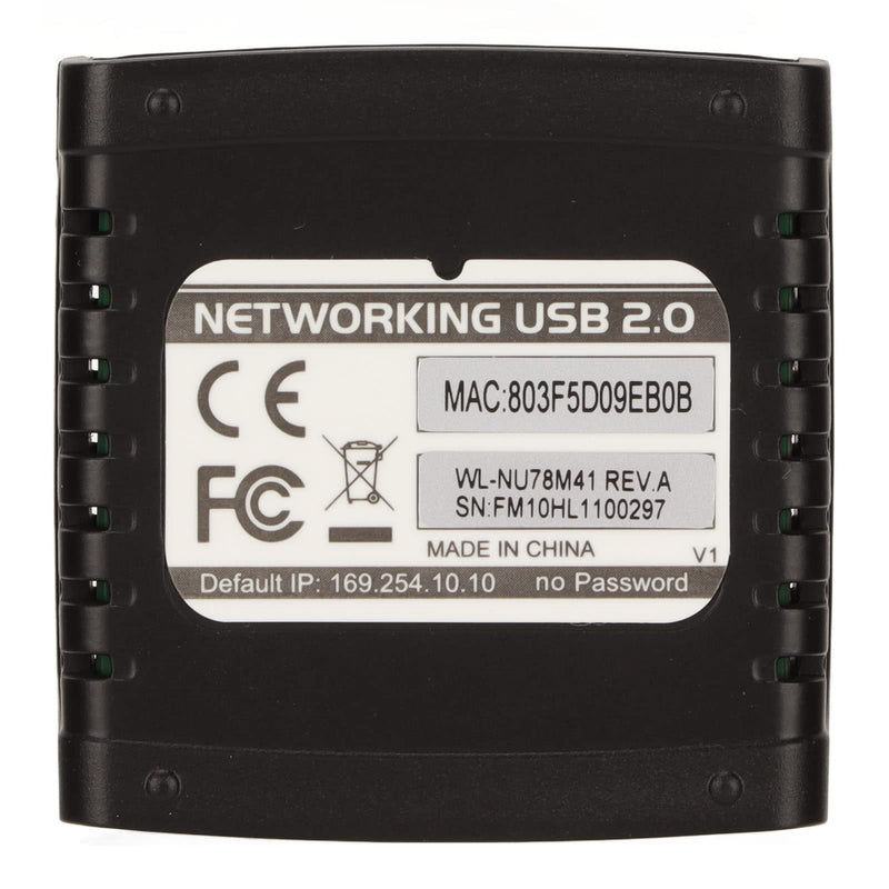 GOWENIC USB Printer Server, Printer Network Sharer, TCP/IP LPR Print Server, Wireless Extender Sharer, 10/100Mbps RJ45 LAN 1 Port USB Ethernet Extension Adapter, 100-240V(#3)