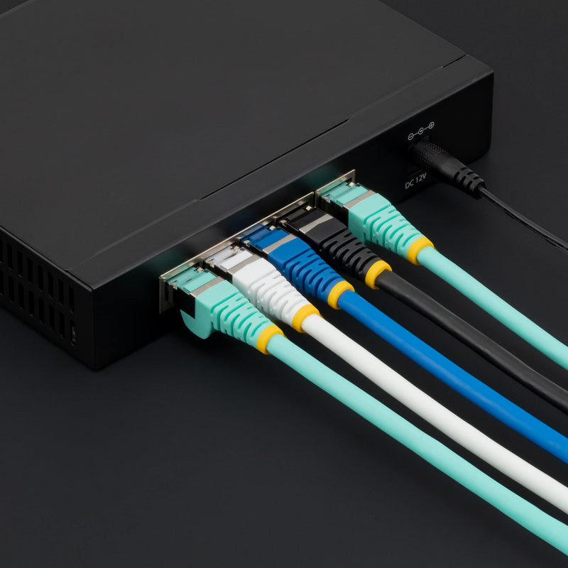 StarTech 50ft Cat6a Snagless Ethernet Cable, S/FTP, 100W PoE++, LSZH, Black | 500MHz bandwidth, 27AWG copper, LSZH, Gold-plated RJ45, Patch Cable, Ethernet Cord, Pure Bare, 10Gbps speeds, S/FTP shielding 50 ft