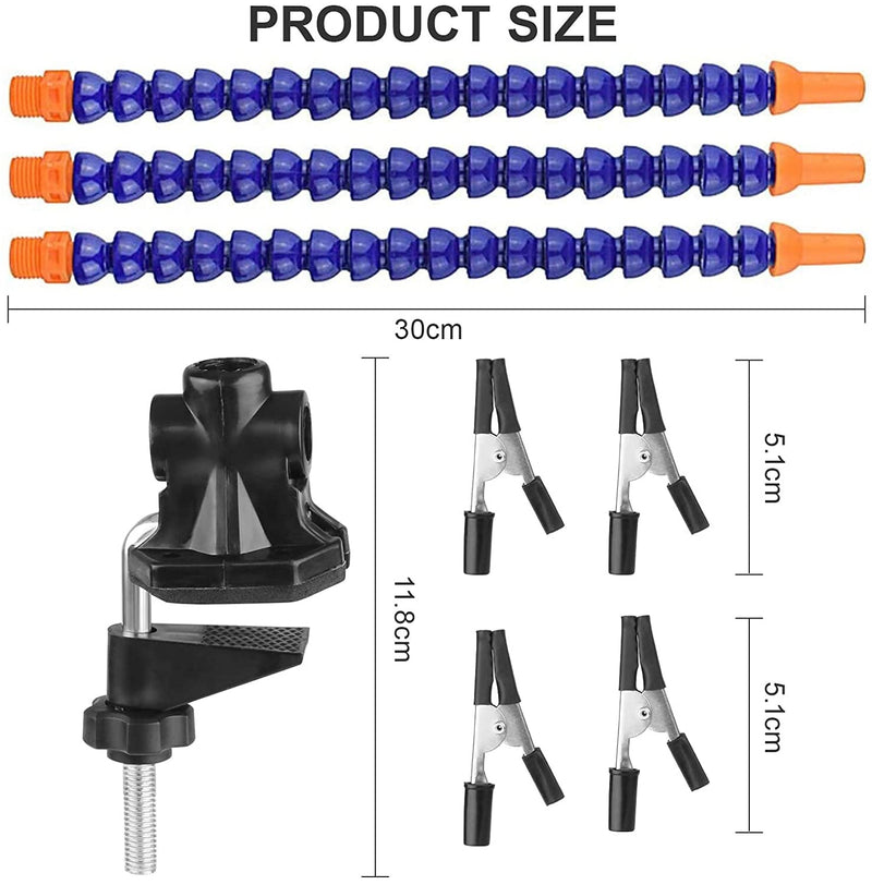 Flexible Helping Hands Soldering, Third Hand Soldering Station, Simple Design for Easy Operation (Three Flexible Arms, 5cm Adjustable Clamp Clip)
