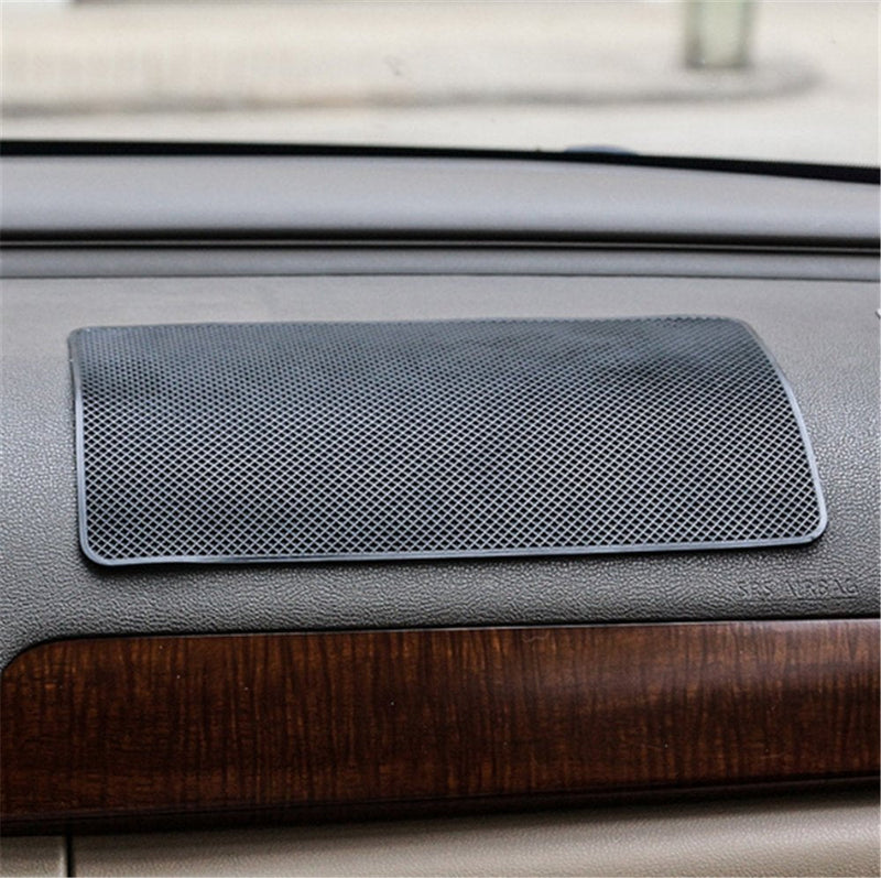 Bestwishes2u Grid-slip mats，Extra Large 27 x 15cm Magic Anti-Slip Non-Slip Mat Car Dashboard Sticky Pad Adhesive Mat for Cell Phone, CD, Electronic Devices, iPhone, Black
