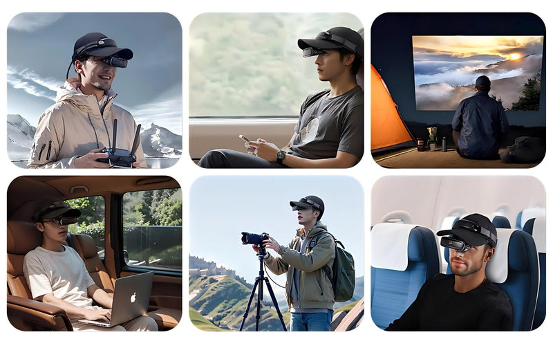 Goovis G Cap, Comfort Head Strap Compatible Art Headset, Lightweight Adjustable Headband, Breathable Fabric, Pressure Distribution Design