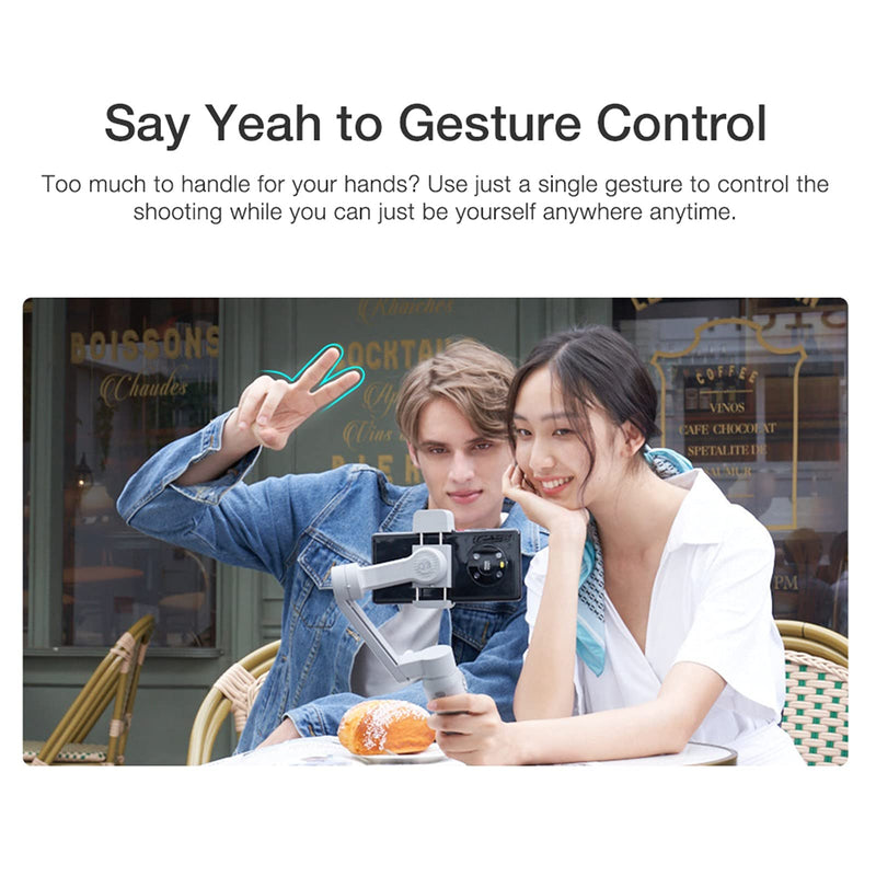 [AUSTRALIA] - Zhiyun Smooth-Q3 Gimbal Stabilizer for Smartphone Android Cell Phone iPhone Zhi yun q 3-Axis Handheld Gimble Stick w/Tripod Stand LED Fill Light for Tiktok YouTube Vlog Video Kit Face/Object Tracking Standard 