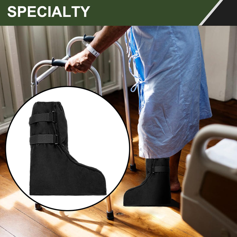 WEESTAAMO Medical Boot Cover Shoe Covers Waterproof Air Cam Walker Fracture Boots Medical Orthopaedic Boots for Foot and Sprained Ankle (M) M