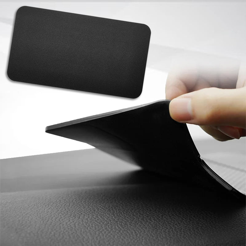 [AUSTRALIA] - Car Dashboard Anti-Slip Mat, Car Dashboard Accessories Multifunctional Non-Slip Rubber Pad, 10.6"×5.9" Adhesive Sticky Dashboard Gripping Mat for Cell Phones, Sunglasses(Leather Texture) Leather Texture 