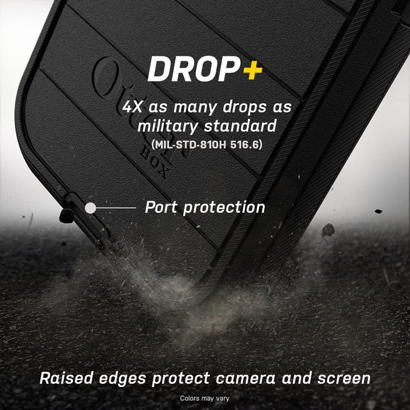OtterBox Defender Case & Belt Clip/Stand for Samsung Galaxy S22 (NOT Plus/Ultra) Retail Packaging - Anti-Microbial - Fort Blue