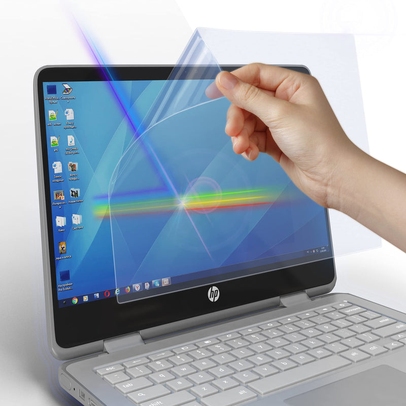 Premium Anti Blue Light and Anti Glare Screen Protector (2 Pack) for 15.6 inches Laptop with Aspect Ratio 16:9. Easy and Bubble Free Installation