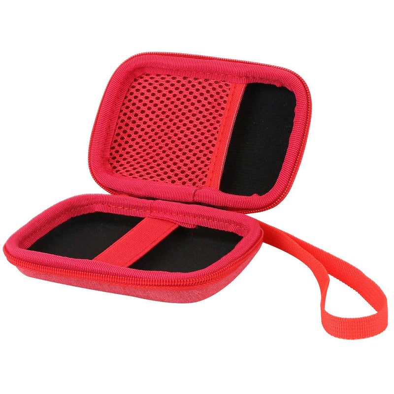 Aenllosi Hard Carrying Case Compatible with WD 1TB 2TB 500GB My Passport SSD External Portable Drive (red) red