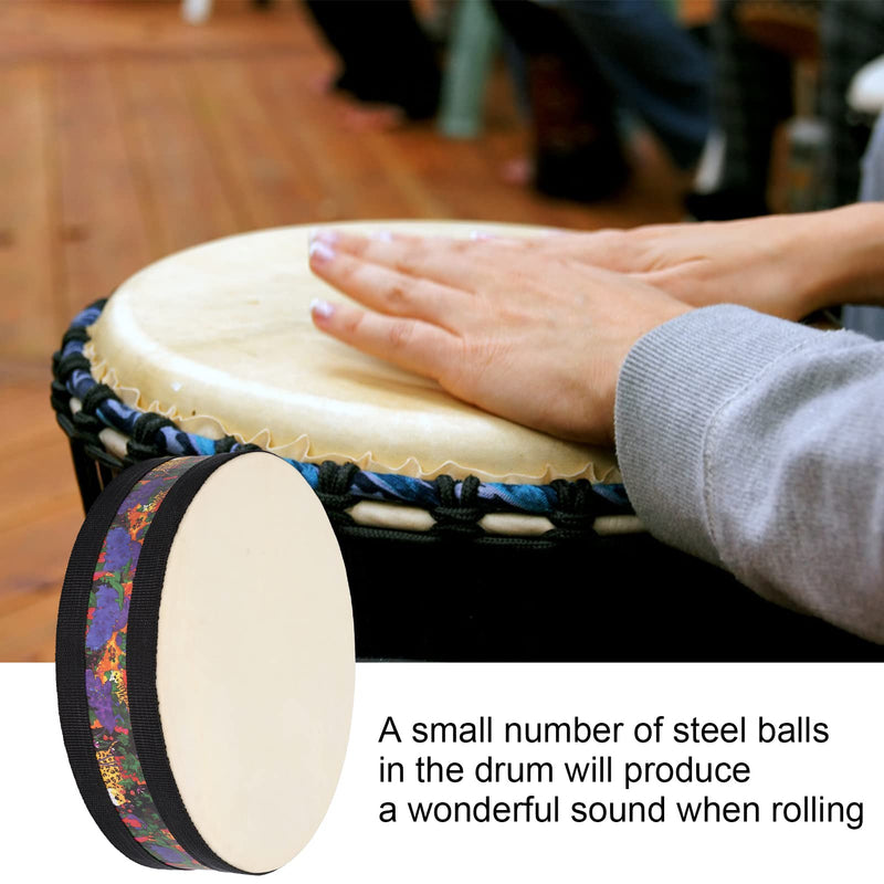 Hand Drum, Good Structure Exquisite Beautiful Ocean Drum Long Service Life Number Patterns Unique Design for Ornaments for Toy