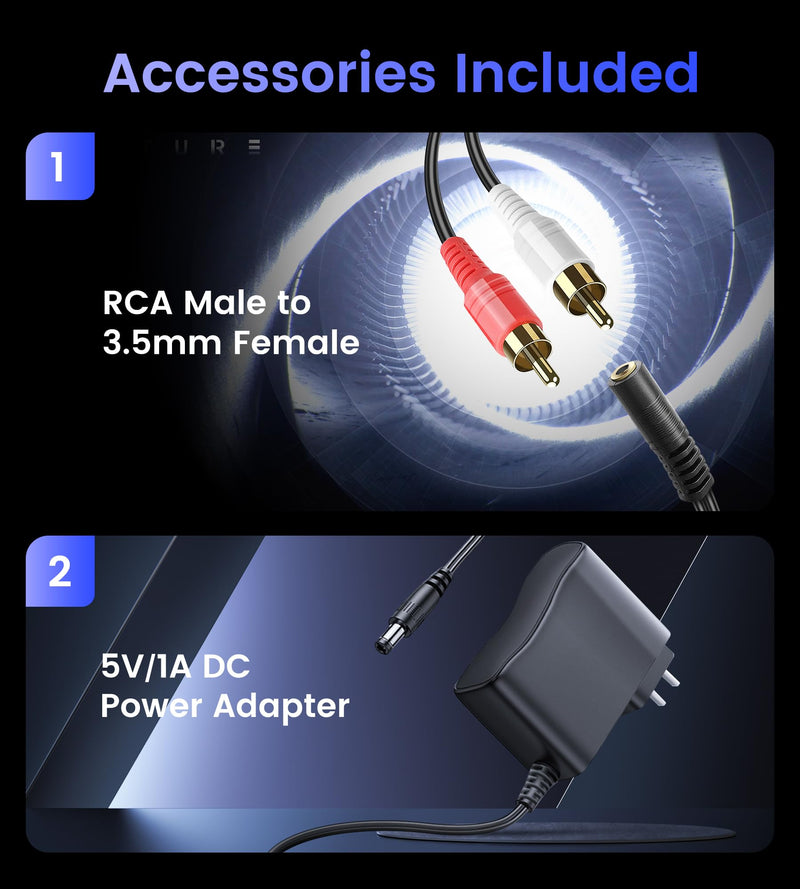 [AUSTRALIA] - avedio links 4K 60Hz HDMI Audio Extractor Converter SPDIF + L/R Stereo 3.5mm Out, HDMI2.0 HDCP2.2 Dolby Digital/DTS/Dolby Vision HDR for Fire Stick, Blu-Ray Player 4K 60Hz Black 
