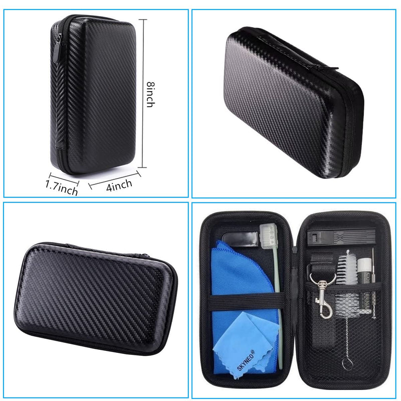 Saxophone Cleaning kit, Clarinet Cleaning Kit with Maintenance Kit,Cork Grease,Swab,Strap,Cleaning Cloth,Thumb Rest,Reed Case,Mouthpiece Brush and More blue