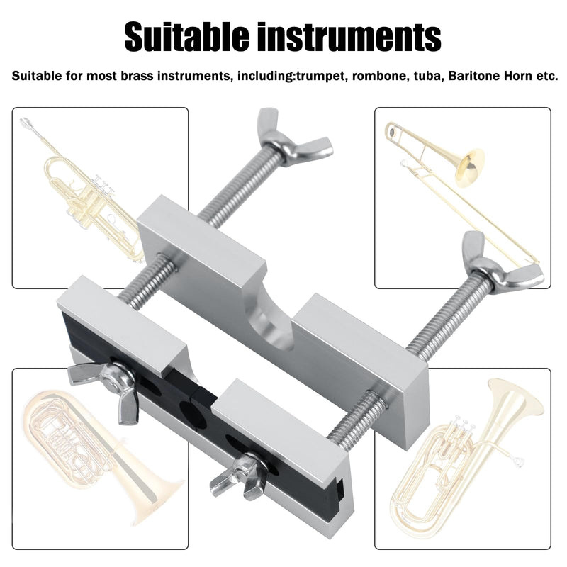 EASTROCK Trumpet Mouthpiece Puller Tool Mouthpiece Remover for Brass-Wind Instrument Silver