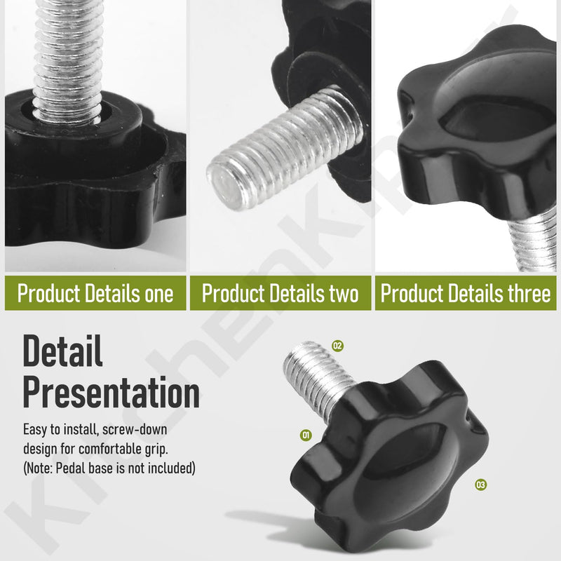 (6 Pack) Pedal Fixed Screws/Steering Pedal Fixed Screw for Logitech G25 G27 G29 G920 G923 Pedal Bracket, M6 x 14MM - Used to Secure The Pedal Base for Added Stability