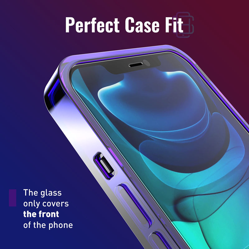 iPhone 12 Pro Max Screen Protector [2-Pack] with Easy Auto-Align Install Kit - Tempered Glass for iPhone 12 Pro Max (6,7") - New Glass with Your Next Phone