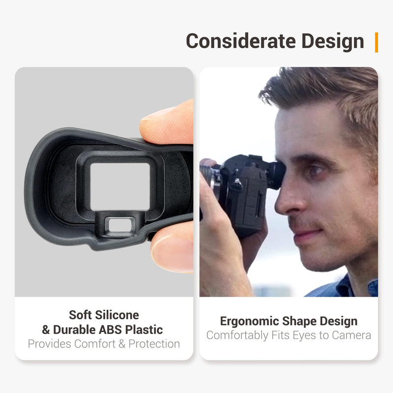 Soft Silicon Camera Viewfinder Eyecup Eye Cup Eyepiece Replacement for Olympus OM SYSYEM OM-1 Mark II & OM-1 EVF Eyeshade Protector Replaces Olympus EP-18