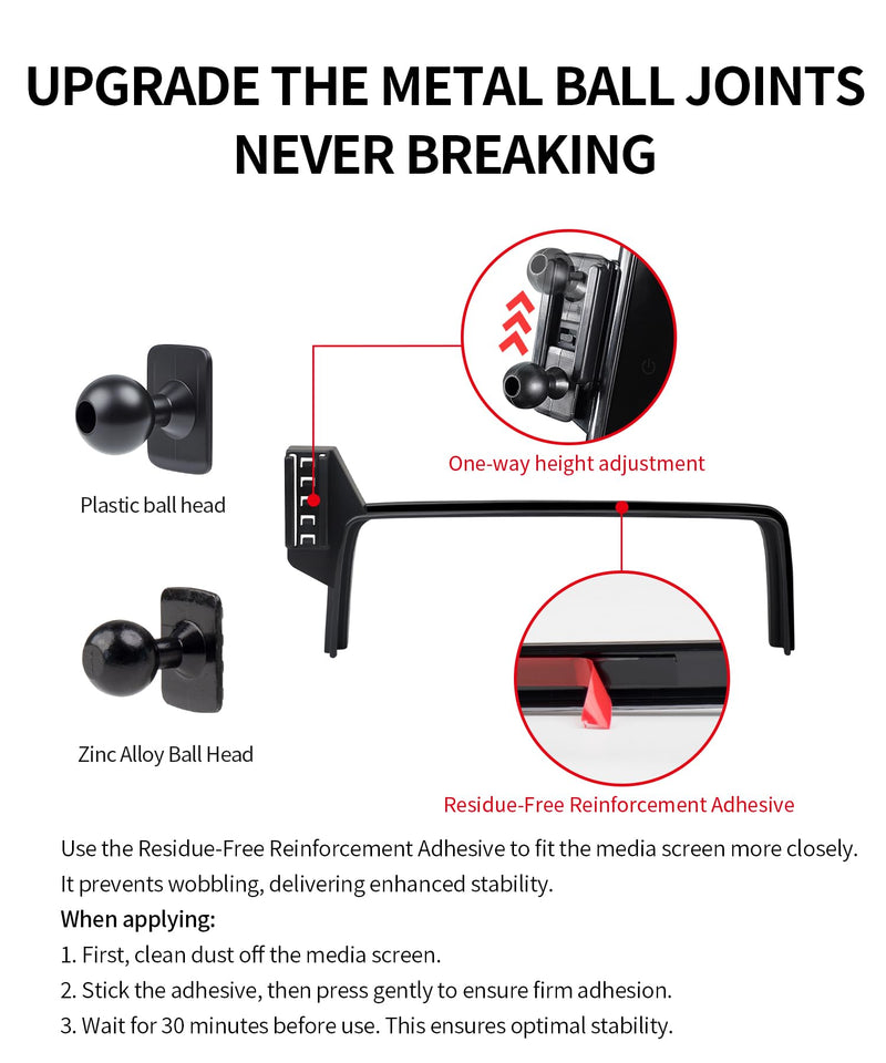 Car Phone Holder for Honda Civic 2016-2021 Accessories, 5/7-inch Screen | Magsafe Magnetic Cell Phone Mount Clip Compatible with iPhone, 3D fit Stable Dashboard GPS Navigation Bracket Cradle Stand 5/7-inch for 2016-2021 Civic