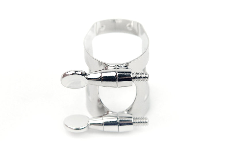 [AUSTRALIA] - Rico Ligature & Cap, Soprano Sax, Nickel Plated Ligature & Cap Sets 